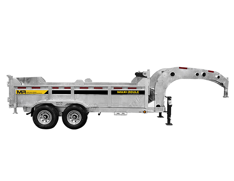 Remorques à benne basculante avec col en cygne