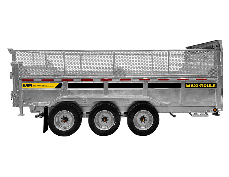 Remorques à benne basculante avec col en cygne