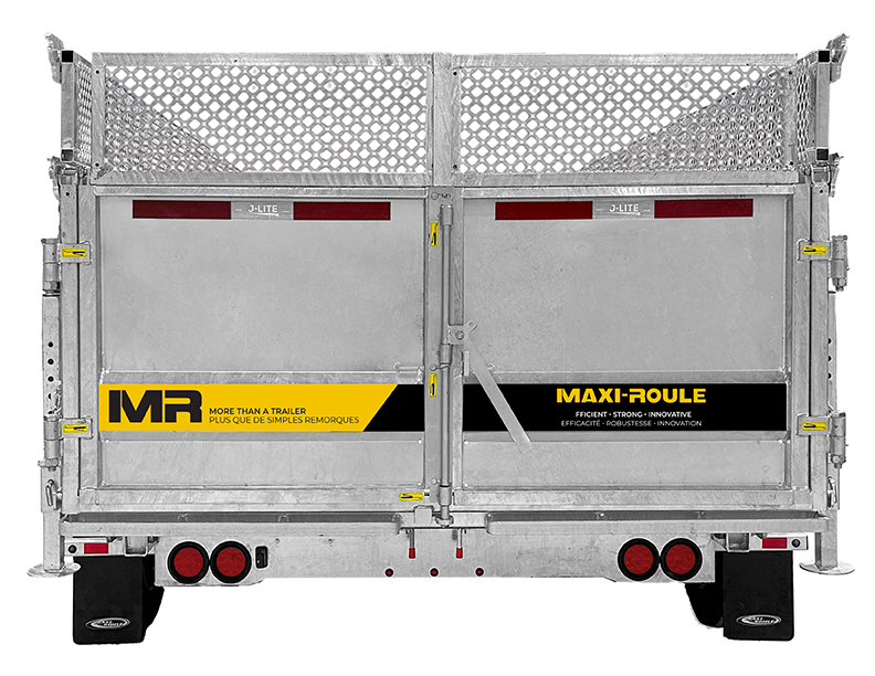 Remorques à benne basculante avec col en cygne