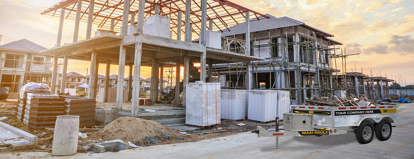 Remorques à benne basculante économique