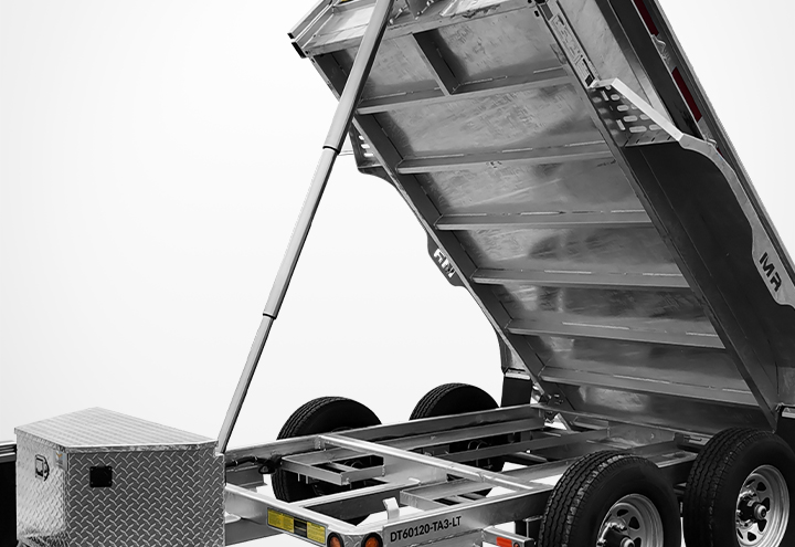 Remorques à benne basculante économique